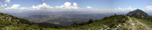 View from Mt. Kasidiaris, Greece